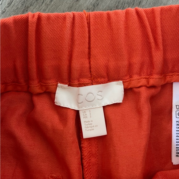 COS Orange shorts (Size 2) - Picture 9 of 10